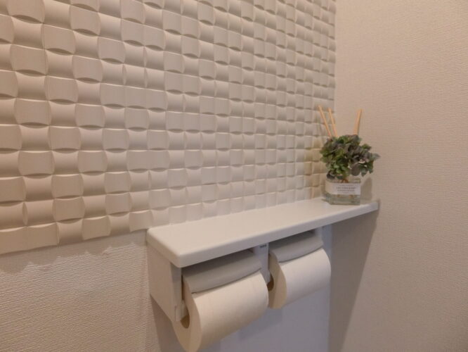 アクセントにエコカラットタイルを