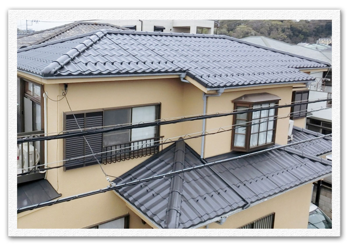屋根塗装工事(横浜市金沢区Y様邸)